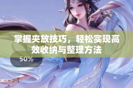 掌握夾放技巧，輕松實現(xiàn)高效收納與整理方法