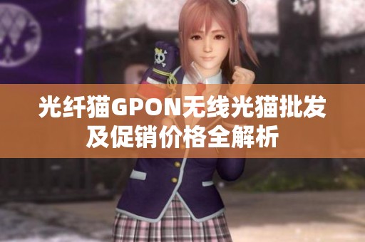光纖貓GPON無線光貓批發(fā)及促銷價格全解析