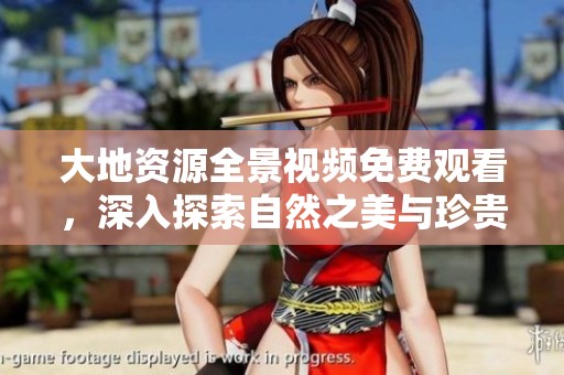 大地資源全景視頻免費觀看，深入探索自然之美與珍貴資源