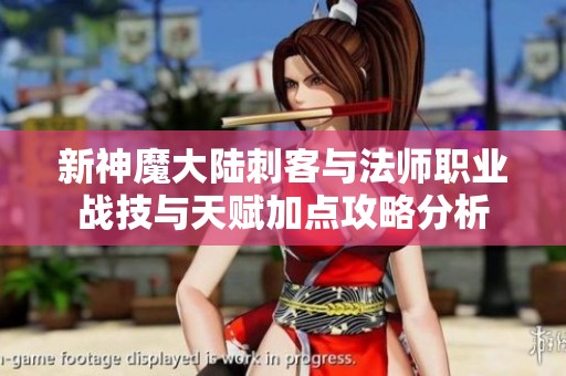 新神魔大陸刺客與法師職業(yè)戰(zhàn)技與天賦加點(diǎn)攻略分析
