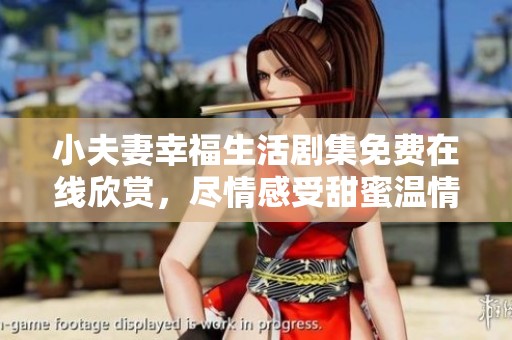 小夫妻幸福生活劇集免費(fèi)在線欣賞，盡情感受甜蜜溫情