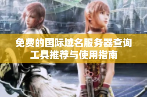免費(fèi)的國(guó)際域名服務(wù)器查詢工具推薦與使用指南