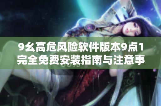 9幺高危風險軟件版本9點1完全免費安裝指南與注意事項