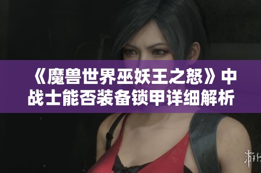《魔獸世界巫妖王之怒》中戰(zhàn)士能否裝備鎖甲詳細解析