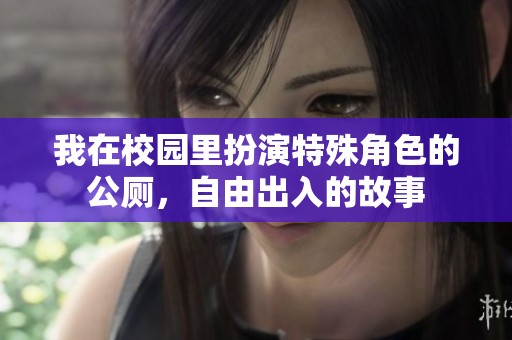 我在校園里扮演特殊角色的公廁<div   id=