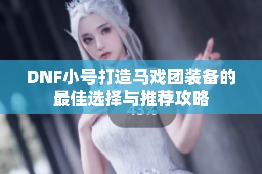 DNF小號打造馬戲團(tuán)裝備的最佳選擇與推薦攻略