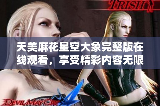天美麻花星空大象完整版在線觀看，享受精彩內容無限魅力