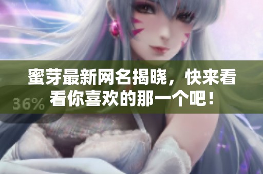 蜜芽最新網(wǎng)名揭曉,快來看看你喜歡的那一個(gè)吧<div id=