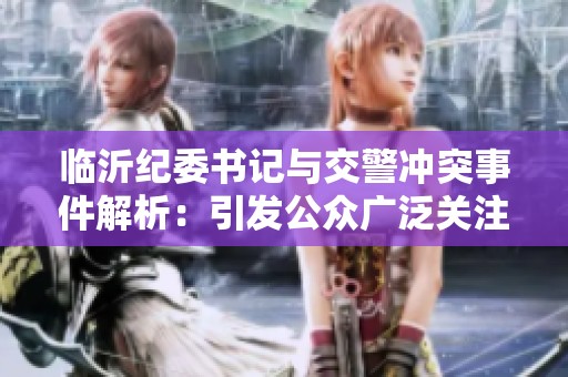 臨沂紀(jì)委書(shū)記與交警沖突事件解析：引發(fā)公眾廣泛關(guān)注與討論