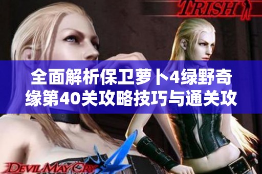 全面解析保衛(wèi)蘿卜4綠野奇緣第40關(guān)攻略技巧與通關(guān)攻略