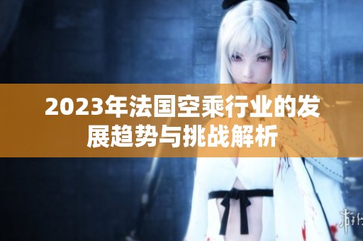 2023年法國空乘行業(yè)的發(fā)展趨勢與挑戰(zhàn)解析