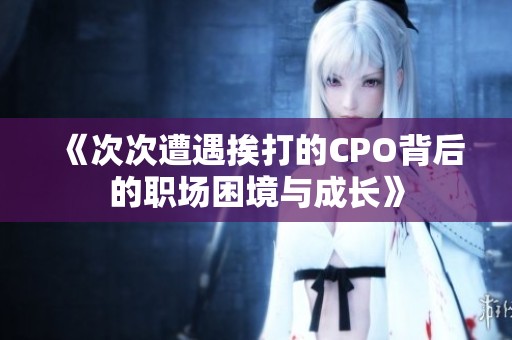 《次次遭遇挨打的CPO背后的職場(chǎng)困境與成長(zhǎng)》