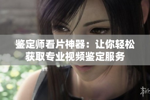 鑒定師看片神器：讓你輕松獲取專業(yè)視頻鑒定服務(wù)