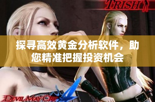 探尋高效黃金分析軟件，助您精準把握投資機會