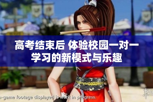 高考結(jié)束后 體驗(yàn)校園一對(duì)一學(xué)習(xí)的新模式與樂(lè)趣