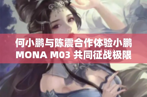 何小鵬與陳震合作體驗(yàn)小鵬MONA M03 共同征戰(zhàn)極限賽道