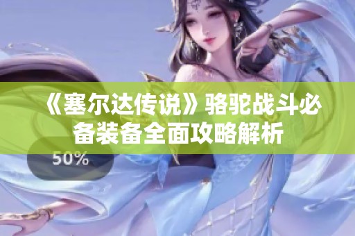 《塞爾達(dá)傳說(shuō)》駱駝戰(zhàn)斗必備裝備全面攻略解析
