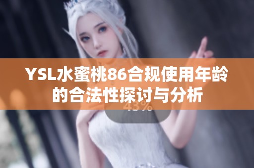 YSL水蜜桃86合規(guī)使用年齡的合法性探討與分析