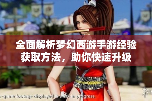 全面解析夢(mèng)幻西游手游經(jīng)驗(yàn)獲取方法，助你快速升級(jí)