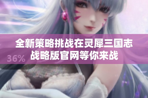 全新策略挑戰(zhàn)在靈犀三國(guó)志戰(zhàn)略版官網(wǎng)等你來戰(zhàn)
