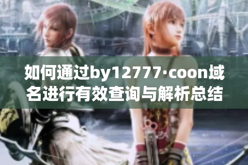 如何通過by12777·coon域名進(jìn)行有效查詢與解析總結(jié)
