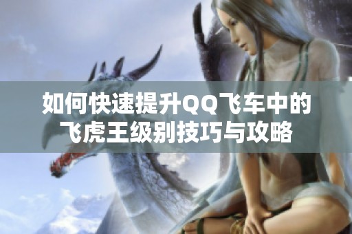 如何快速提升QQ飛車中的飛虎王級(jí)別技巧與攻略