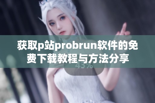 獲取p站probrun軟件的免費下載教程與方法分享