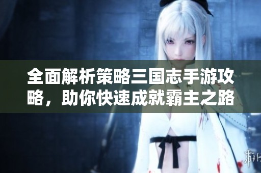 全面解析策略三國志手游攻略<div   id=