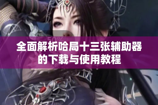 全面解析哈局十三張輔助器的下載與使用教程
