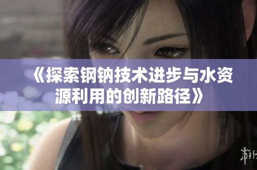 《探索鋼鈉技術進步與水資源利用的創(chuàng)新路徑》