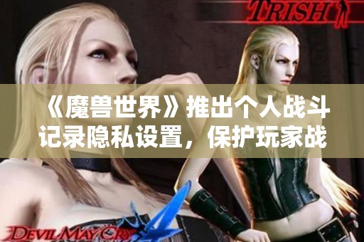 《魔獸世界》推出個人戰(zhàn)斗記錄隱私設(shè)置，保護(hù)玩家戰(zhàn)斗信息安全