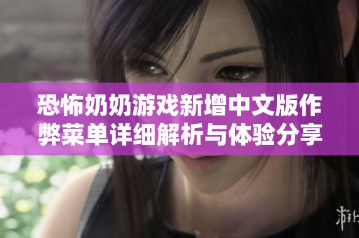 恐怖奶奶游戲新增中文版作弊菜單詳細解析與體驗分享