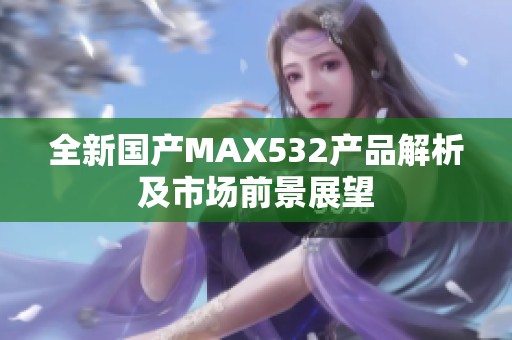 全新國產(chǎn)MAX532產(chǎn)品解析及市場前景展望