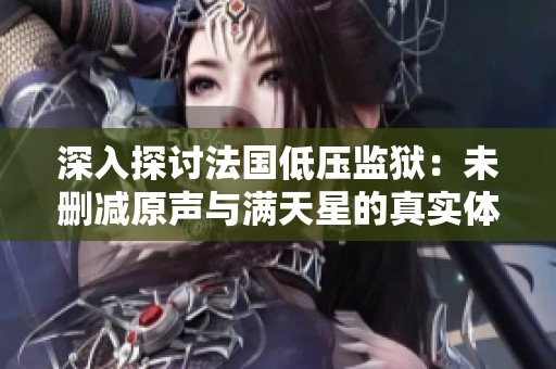深入探討法國低壓監(jiān)獄：未刪減原聲與滿天星的真實體驗