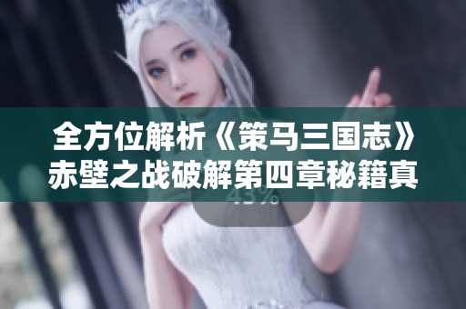 全方位解析《策馬三國(guó)志》赤壁之戰(zhàn)破解第四章秘籍真相