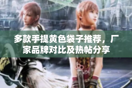 多款手提黃色袋子推薦，廠家品牌對(duì)比及熱帖分享