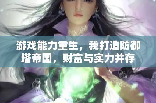 游戲能力重生，我打造防御塔帝國(guó)，財(cái)富與實(shí)力并存