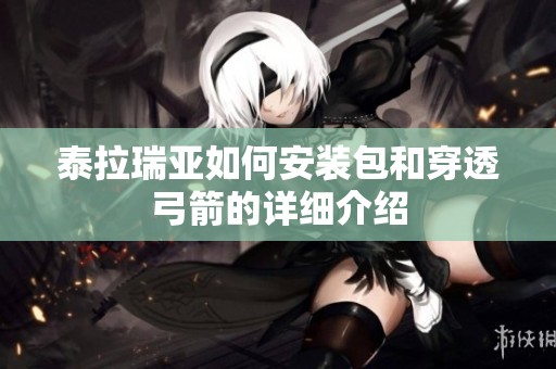 泰拉瑞亞如何安裝包和穿透弓箭的詳細(xì)介紹