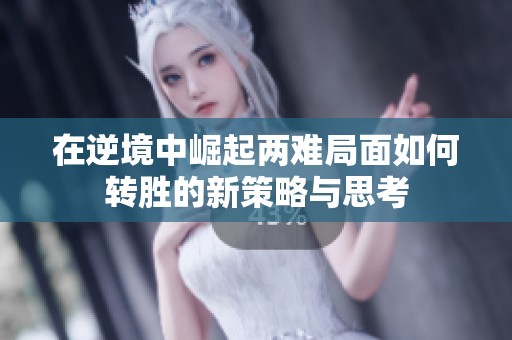 在逆境中崛起兩難局面如何轉(zhuǎn)勝的新策略與思考