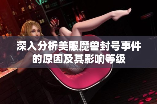深入分析美服魔獸封號(hào)事件的原因及其影響等級(jí)