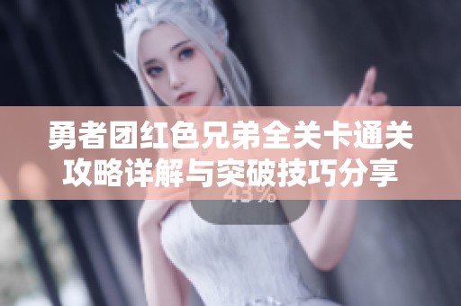勇者團(tuán)紅色兄弟全關(guān)卡通關(guān)攻略詳解與突破技巧分享