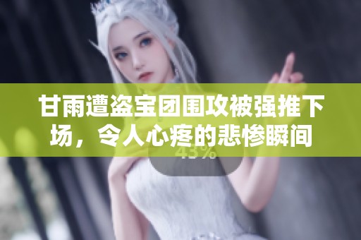 甘雨遭盜寶團(tuán)圍攻被強(qiáng)推下場，令人心疼的悲慘瞬間