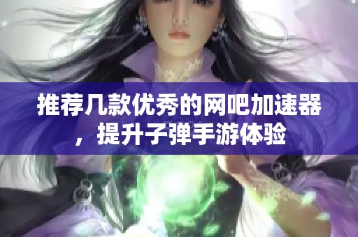 推薦幾款優(yōu)秀的網(wǎng)吧加速器，提升子彈手游體驗(yàn)