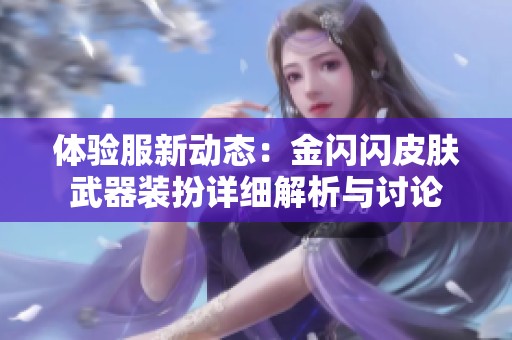 體驗服新動態(tài)：金閃閃皮膚武器裝扮詳細(xì)解析與討論