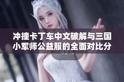 沖撞卡丁車中文破解與三國(guó)小軍師公益服的全面對(duì)比分析