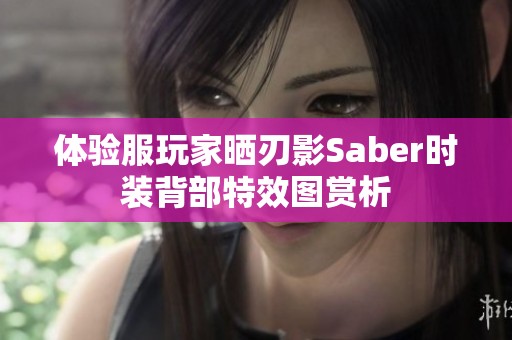 體驗(yàn)服玩家曬刃影Saber時(shí)裝背部特效圖賞析