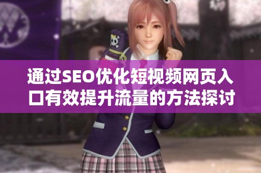 通過(guò)SEO優(yōu)化短視頻網(wǎng)頁(yè)入口有效提升流量的方法探討