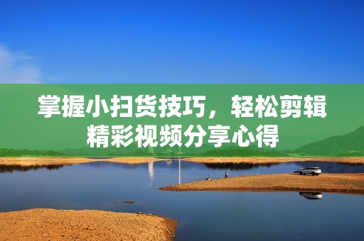 掌握小掃貨技巧，輕松剪輯精彩視頻分享心得