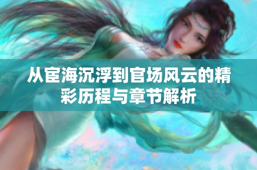 從宦海沉浮到官場風(fēng)云的精彩歷程與章節(jié)解析