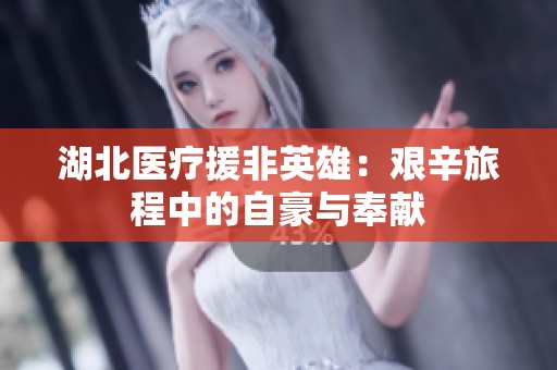 湖北醫(yī)療援非英雄：艱辛旅程中的自豪與奉獻